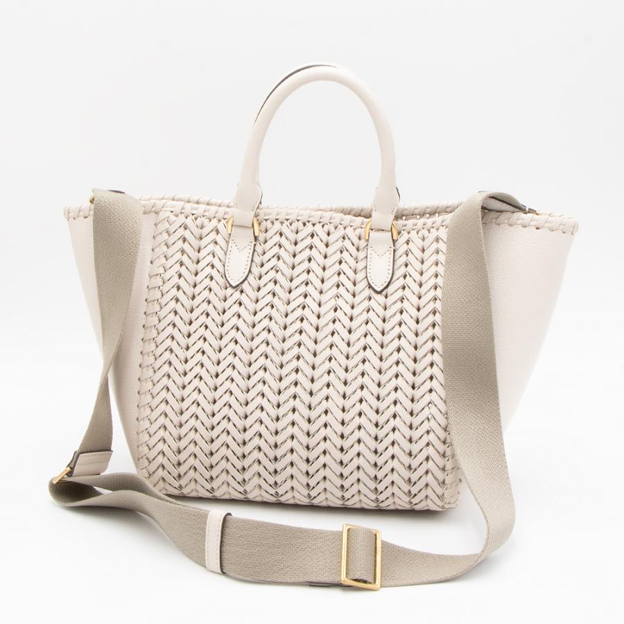 ANYA HINDMARCH アニヤハインドマーチ トートバッグ チョーク ANYA HINDMARCH アニヤハインドマーチ トートバッグ チョーク
