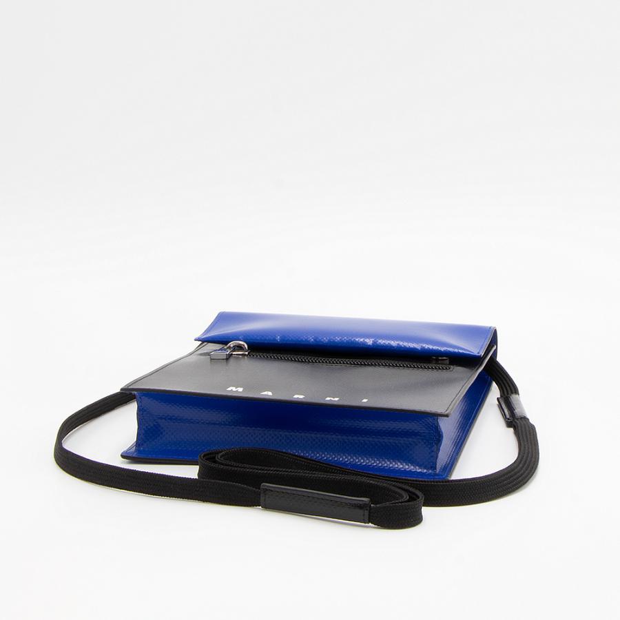 MARNI マルニ ショルダーバッグ ブラック/ロイヤル TRIBECA SBMQ0036A0 