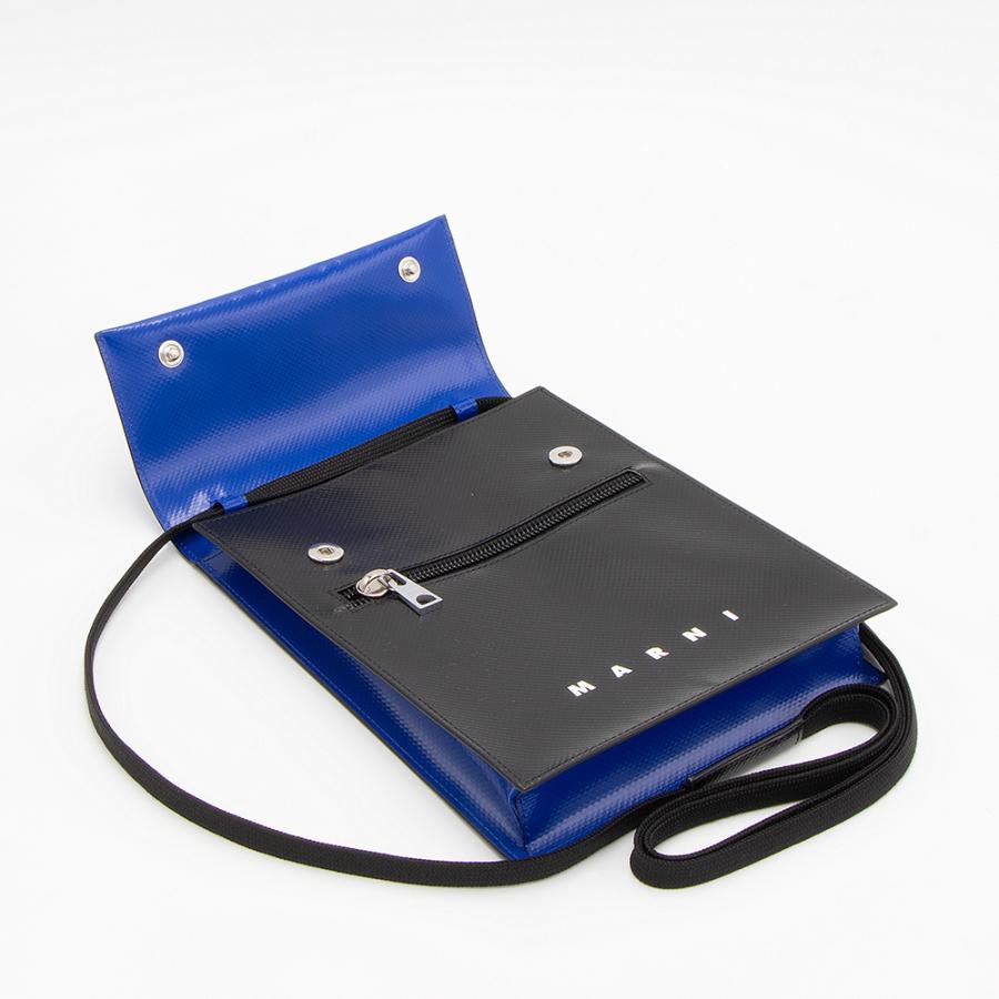 MARNI マルニ ショルダーバッグ ブラック/ロイヤル TRIBECA SBMQ0036A0 