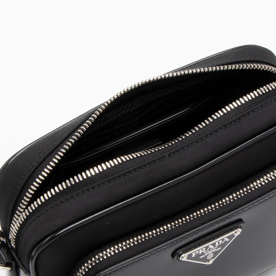 PRADA プラダ ショルダーバッグ Re-Nylon ブラッシュドレザー PRADA プラダ ショルダーバッグ Re-Nylon ブラッシュドレザー