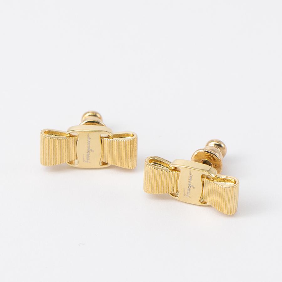 FERRAGAMO（フェラガモ） ピアス ヴァラ ゴールド VARA BOW 760546
