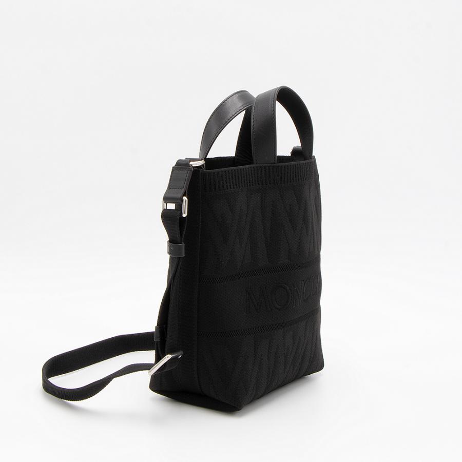 モンクレール MONCLER トートバッグ(2WAY仕様) ブラック MINI KNIT TOTE BAG 5L000 15 M3715 F99 BLACK｜grande-tokyo｜03