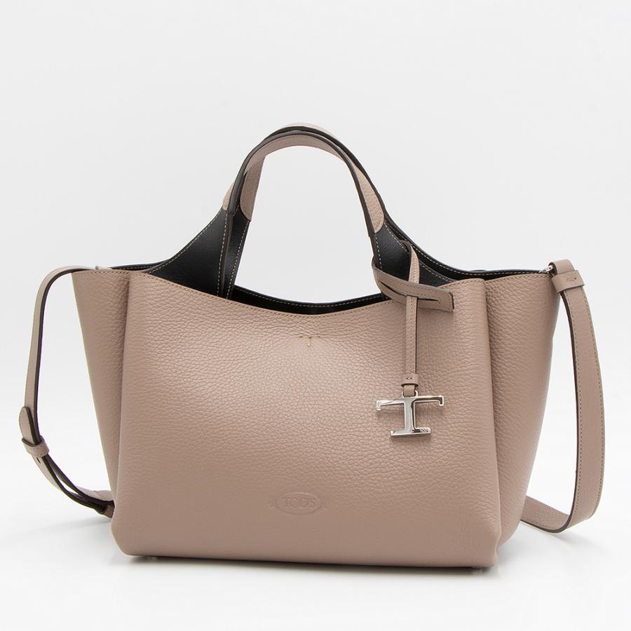 TOD'S トッズ トートバッグ(2WAY仕様) ミニ グレージュ TOD'S トッズ トートバッグ(2WAY仕様) ミニ グレージュ