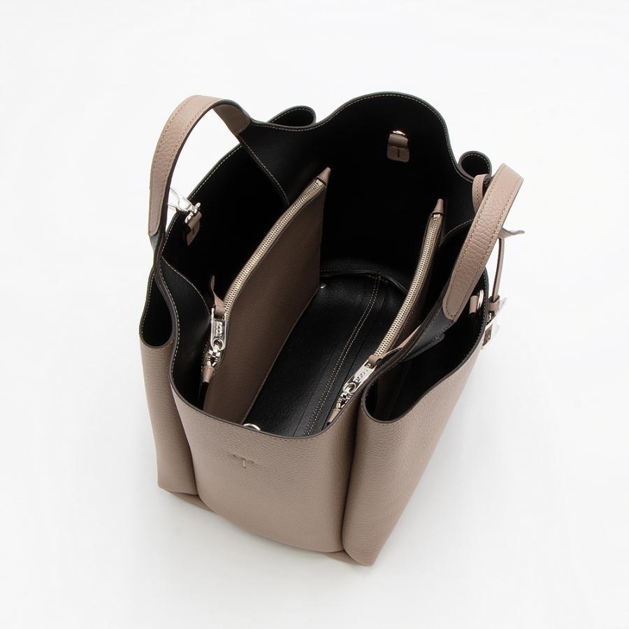 TOD'S トッズ トートバッグ(2WAY仕様) ミニ グレージュ TOD'S トッズ トートバッグ(2WAY仕様) ミニ グレージュ