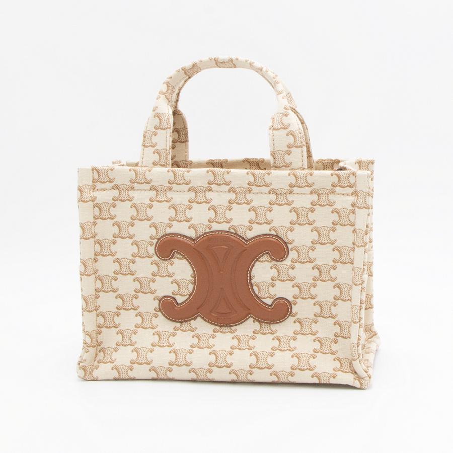 CELINE セリーヌ トートバッグ(2WAY仕様) ホワイト スモールカバ CELINE セリーヌ トートバッグ(2WAY仕様) ホワイト スモールカバ