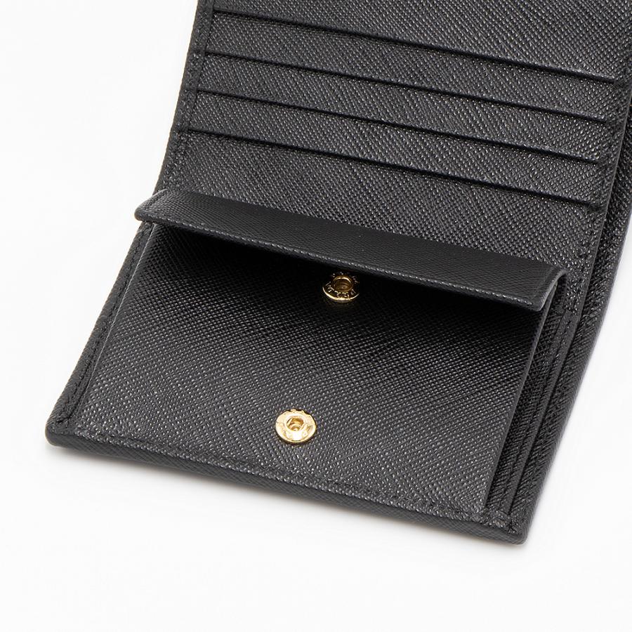 PRADA 【GWはLYP会員+P10倍】プラダ 2つ折り財布(小銭入れ付き PRADA 【GWはLYP会員+P10倍】プラダ 2つ折り財布(小銭入れ付き