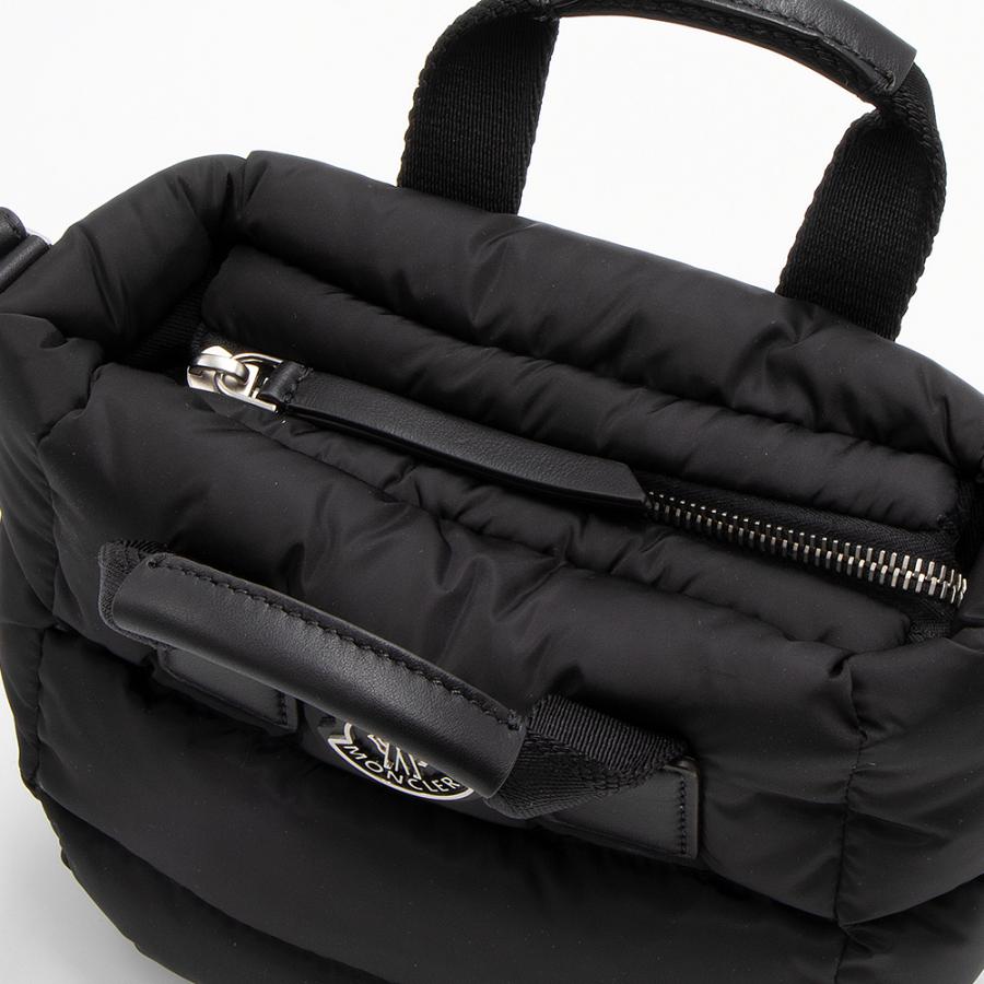 MONCLER モンクレール トートバッグ(2WAY仕様) ブラック MICRO MONCLER モンクレール トートバッグ(2WAY仕様) ブラック MICRO