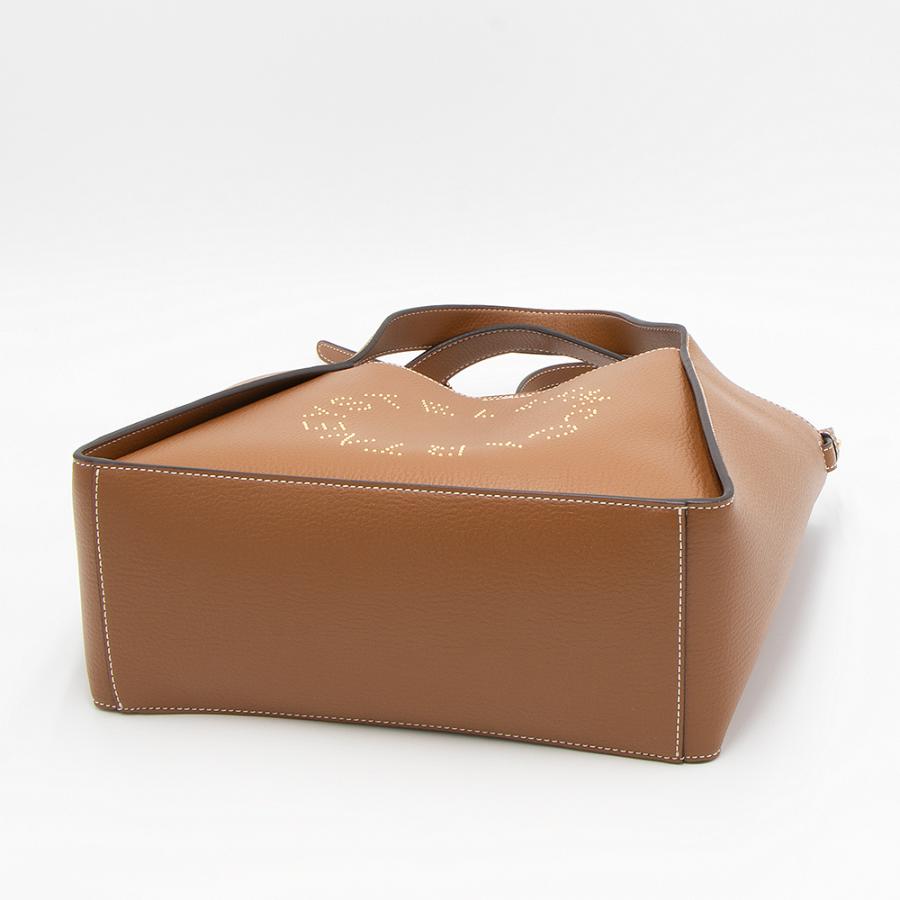 美品！！Stella McCartney ブラウン トートバッグ STELLA McCARTNEY（ステラマッカートニー）の「Stella Logo Crossbody