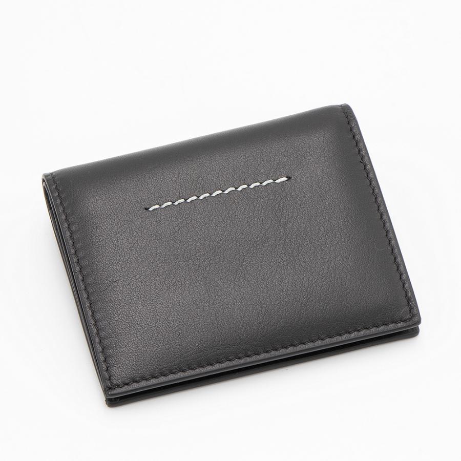 MM6 エムエムシックスメゾンマルジェラ 2つ折り財布 ブラック NUMERIC