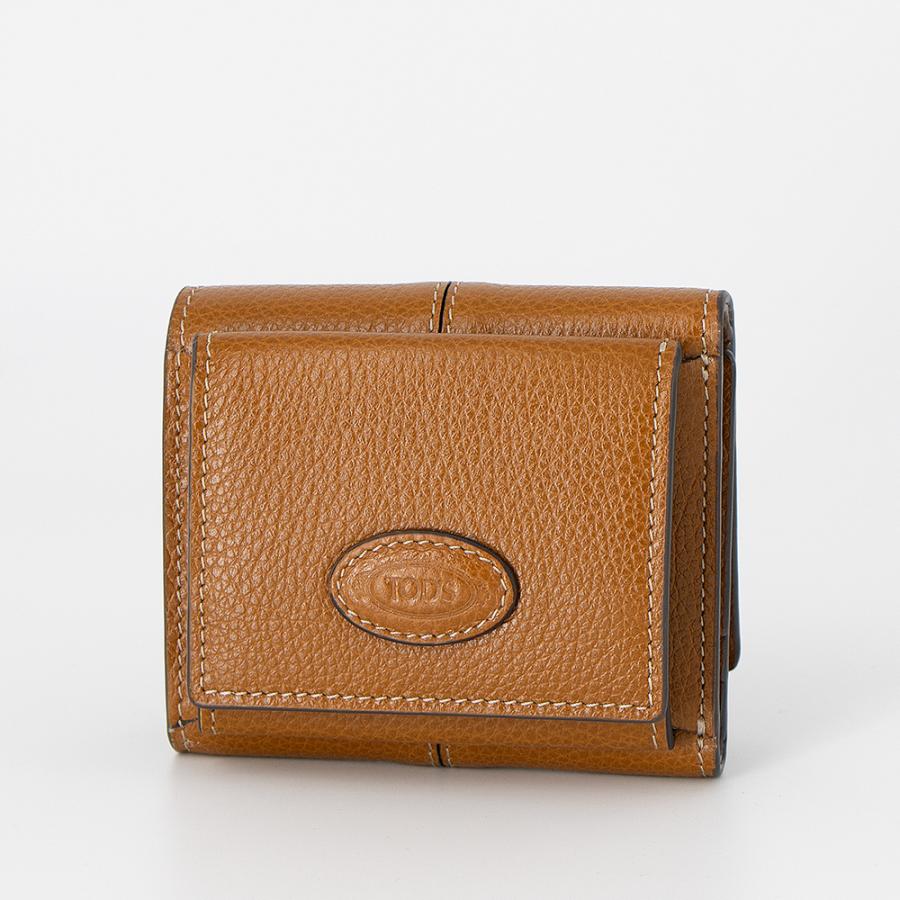 TOD'S（トッズ） TOD'S 3つ折り財布(小銭入れ付き) ブラウン
