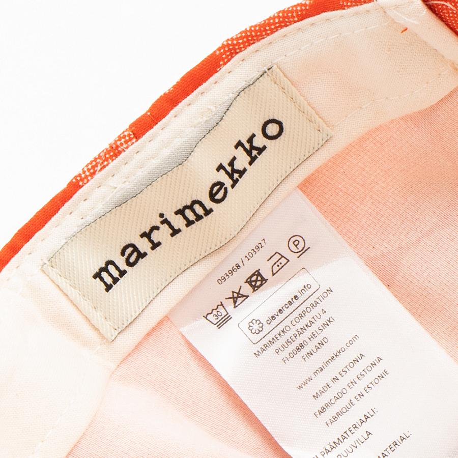 marimekko（マリメッコ） キャップ Sulku Unikko Cap ウニッコ レッド
