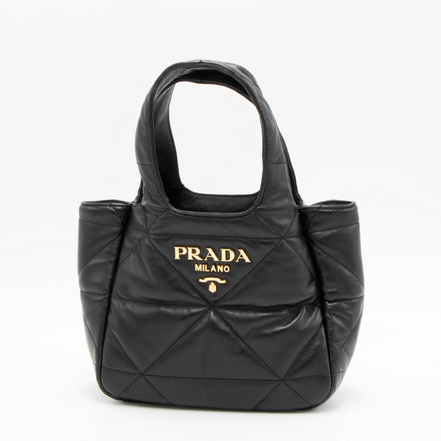 PRADA（プラダ） トートバッグ ブラック 1BG451 2DF0 F0002 OOO NAPPA
