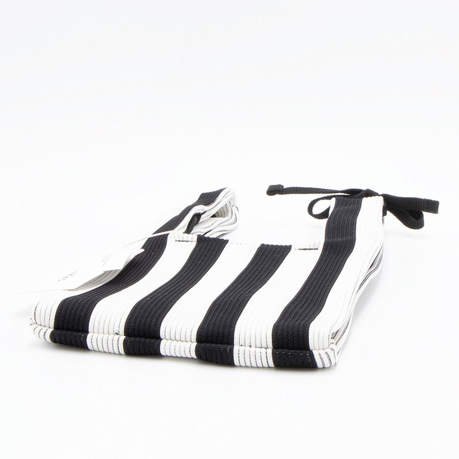 マリメッコOT marimekko（マリメッコ） ミニトートバッグ ブラック×オフホワイト