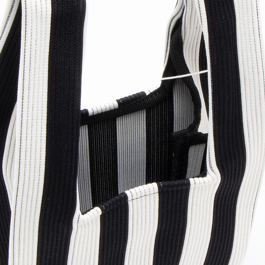 marimekko（マリメッコ） ミニトートバッグ ブラック×オフホワイト