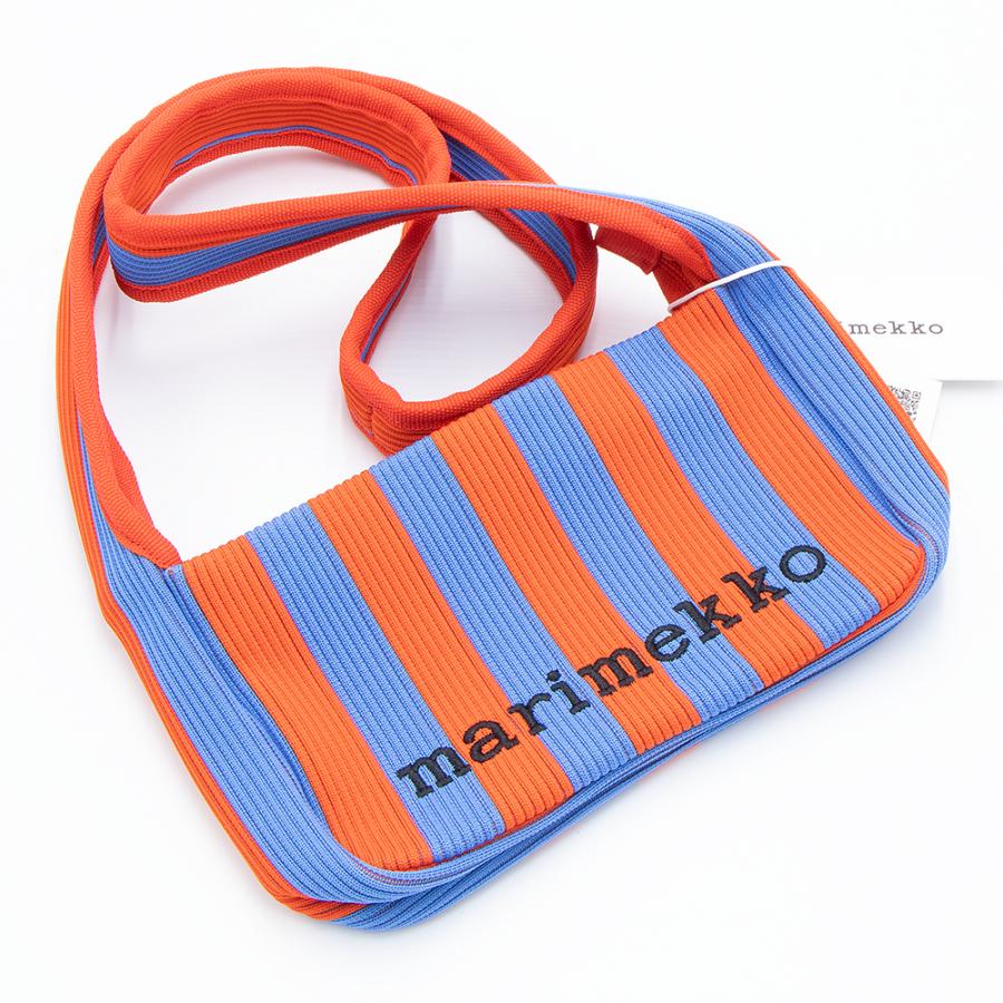 marimekko Piccolo ショルダーバッグ ブルー×レッド marimekko（マリメッコ） ミニショルダーバッグ ブルー×レッド Mini