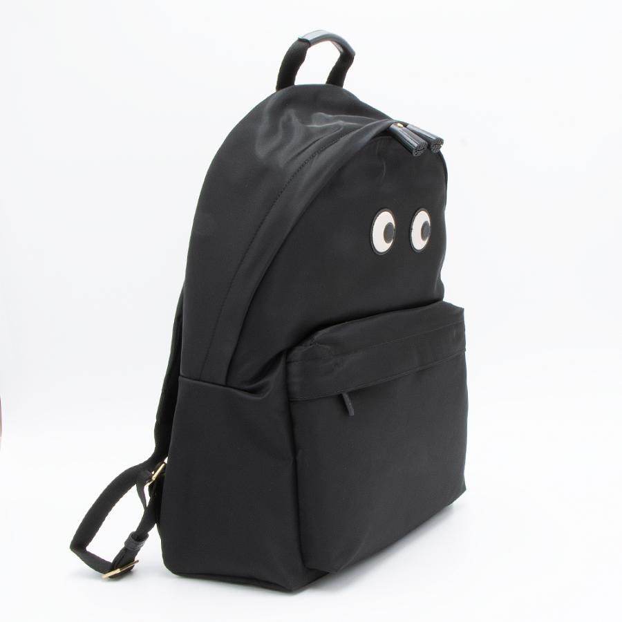 アニヤハインドマーチ ANYA HINDMARCH リュックサック ブラック EYES BACKPACK アイズバックパック 5050925193528 BLACKの画像