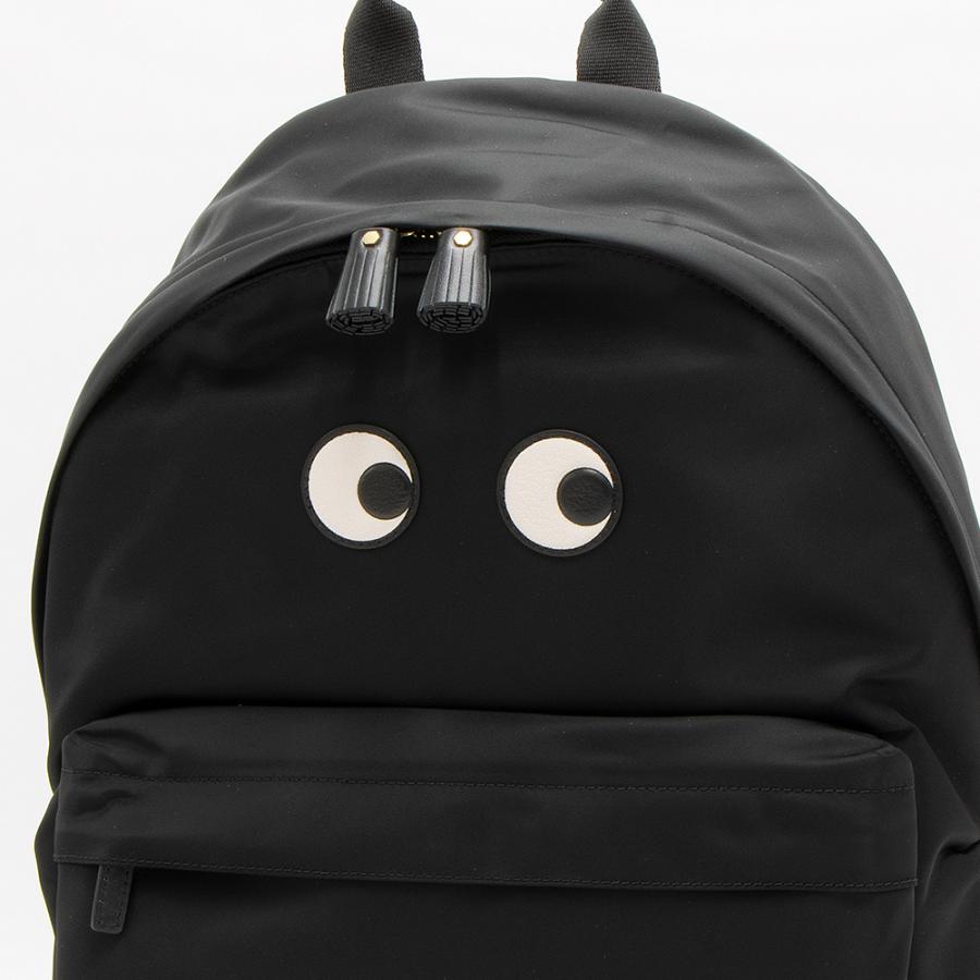 アニヤハインドマーチ ANYA HINDMARCH リュックサック ブラック EYES BACKPACK アイズバックパック 5050925193528 BLACKの画像