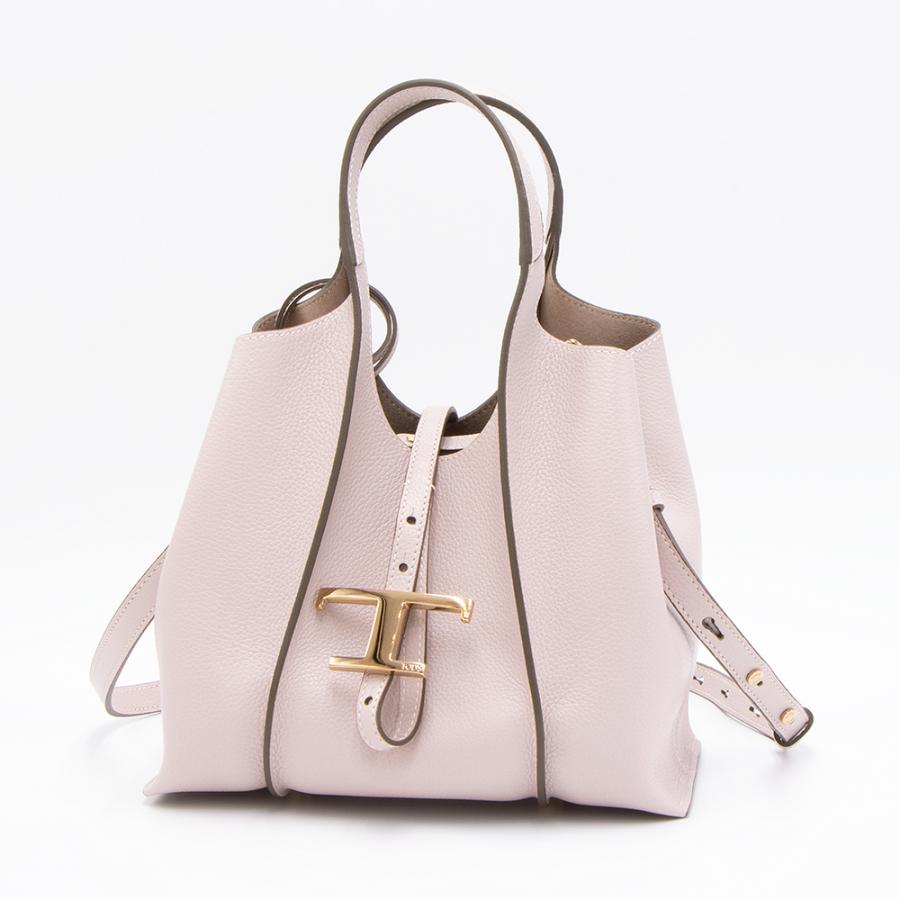 TOD'S（トッズ） トートバッグ ミニ ライトピンク T TIMELESS T