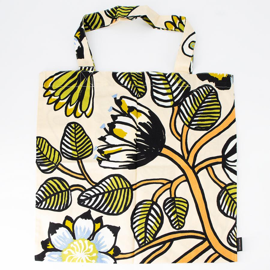 marimekko（マリメッコ） トートバッグ サンド×ウォームオレンジ Tiara