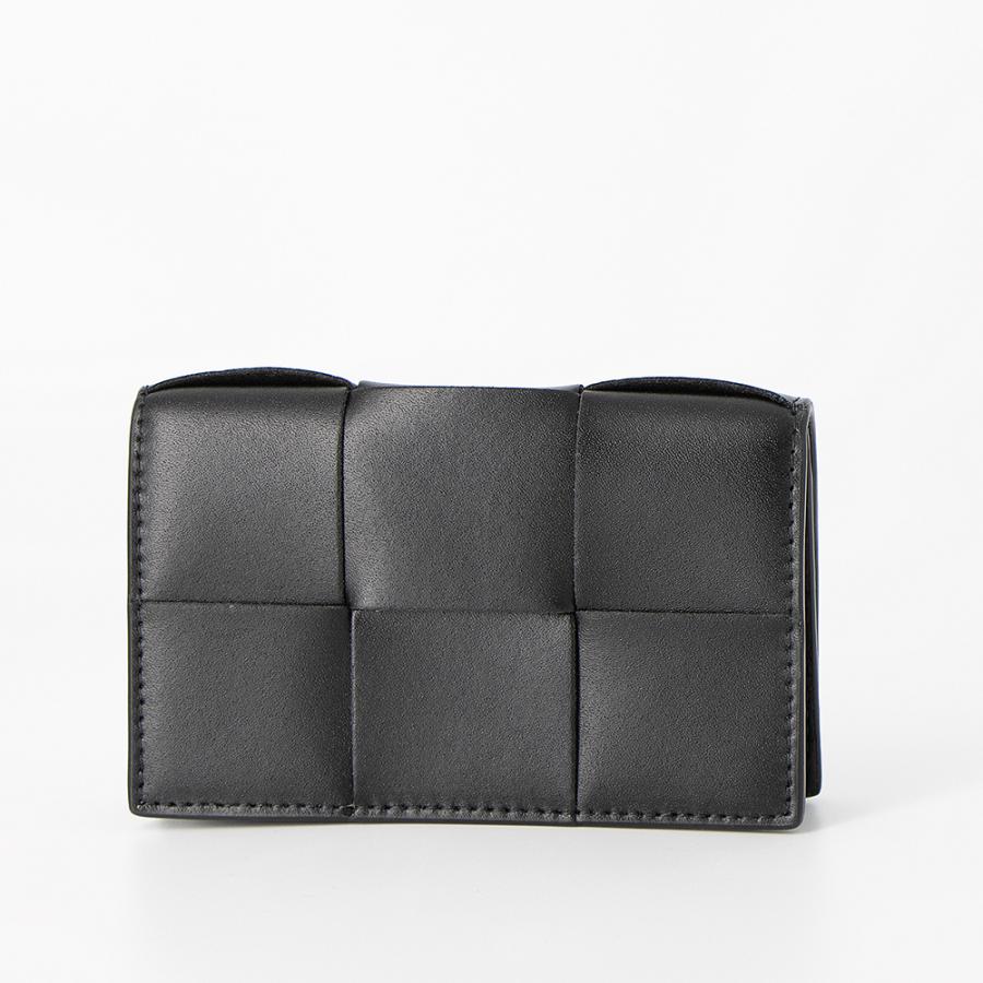 ボッテガヴェネタ BOTTEGA VENETA カードケース 名刺入れ カセット CASSETTE 679849 VBWD3 8803 BLACKの画像