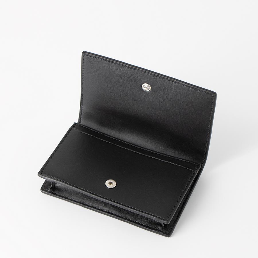 ボッテガヴェネタ BOTTEGA VENETA カードケース 名刺入れ カセット CASSETTE 679849 VBWD3 8803 BLACKの画像