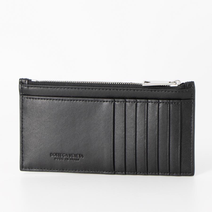 ボッテガヴェネタ BOTTEGA VENETA カードケース スリムロングウォレット カセット CASSETTE 749460 VBWD3 8803 BLACKの画像