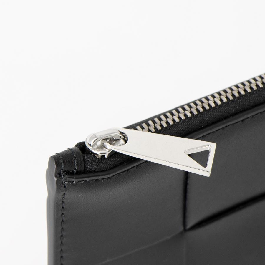 ボッテガヴェネタ BOTTEGA VENETA カードケース スリムロングウォレット カセット CASSETTE 749460 VBWD3 8803 BLACKの画像