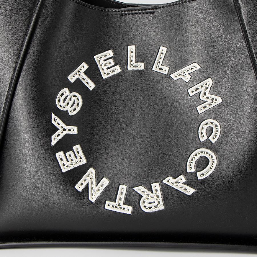 ステラマッカートニー STELLA McCARTNEY トートバッグ ブラック CROSSBODY BAG ステラロゴクロスボディバッグ 513860の画像