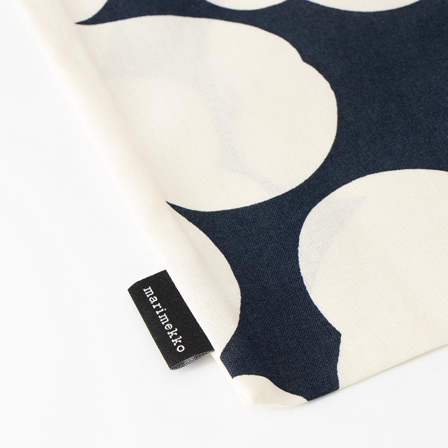 marimekko（マリメッコ） トートバッグ ミッドナイトブルー×クリーム 