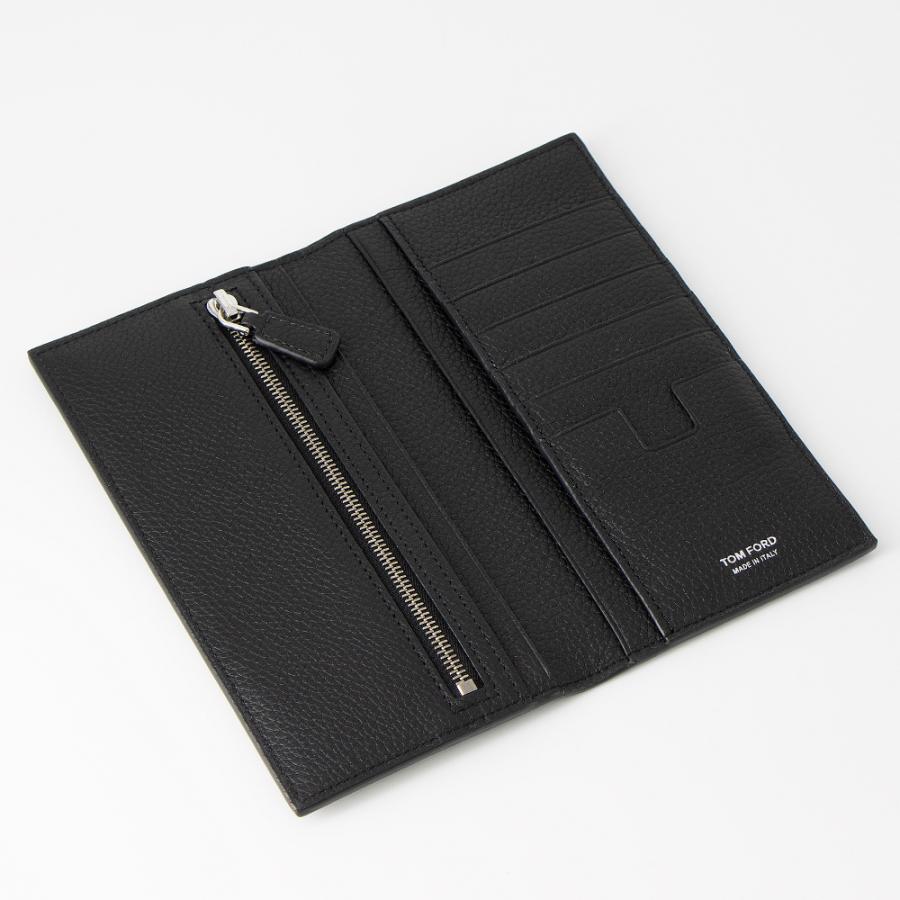 トムフォード TOM FORD 2つ折り長財布(小銭入れ付き) ブラック Y0251 LCL158S 1N001 BLACKの画像