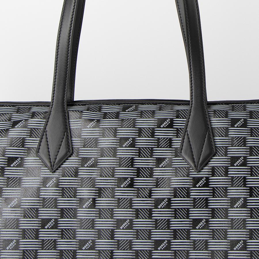 モロー MOREAU トートバッグ ラージ LOUIS MOREAU VOGUE TRAVEL L 1882 BKNA BLACK/NATURALの画像