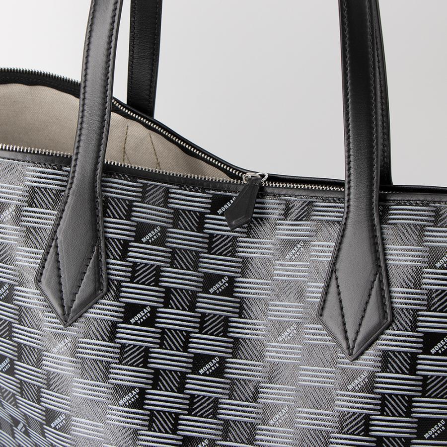モロー MOREAU トートバッグ ラージ LOUIS MOREAU VOGUE TRAVEL L 1882 BKNA BLACK/NATURALの画像