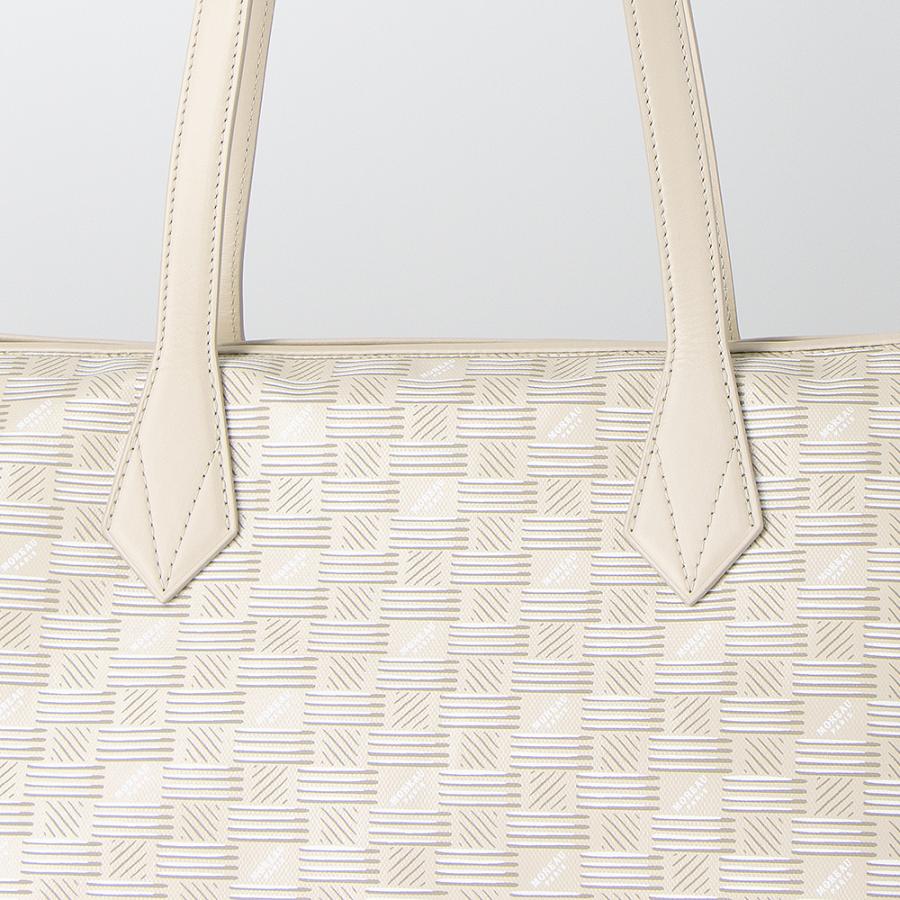 モロー MOREAU トートバッグ ラージ LOUIS MOREAU VOGUE TRAVEL L 1882 CRNA CREAM/NATURALの画像