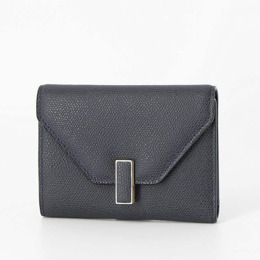 Valextra ヴァレクストラ イジィデウォレット 三つ折り財布　ゴールド金具 関税無し 国内発送【Valextra】イジィデ ウォレット24年春夏新作