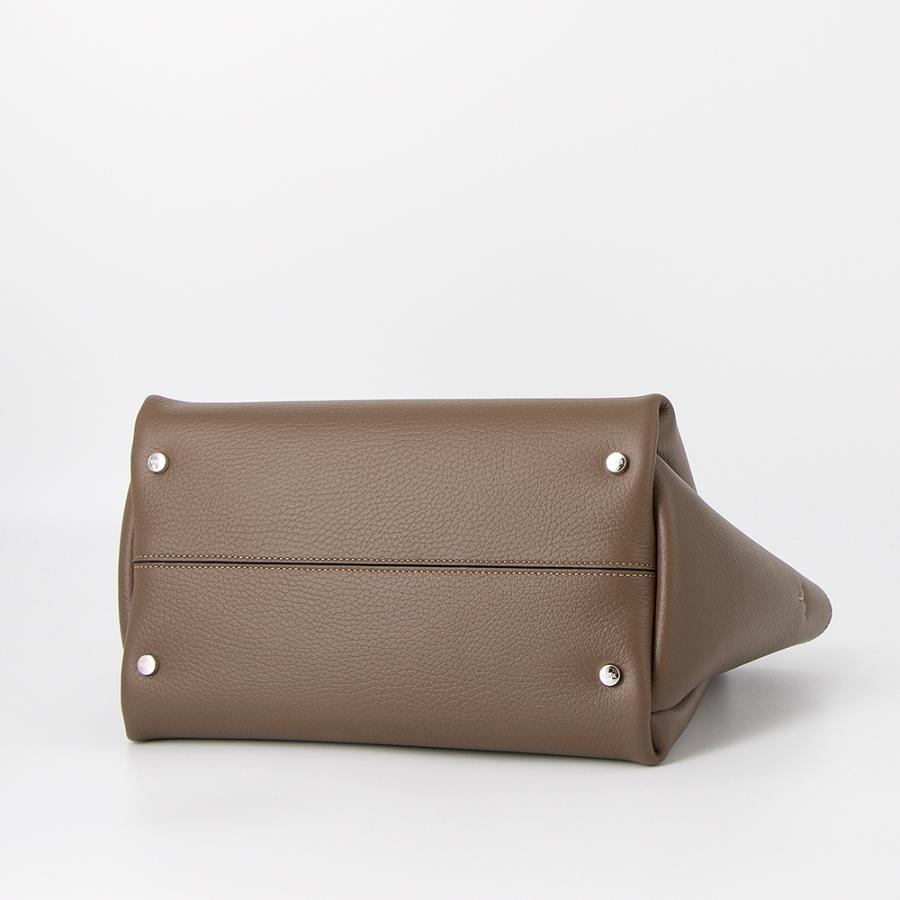 トッズ TOD'S トートバッグ(2WAY仕様) ミニ Tタイムレス ブラウン T TIMELESS XBWAPAFL100QRI 4L64 BROWNの画像