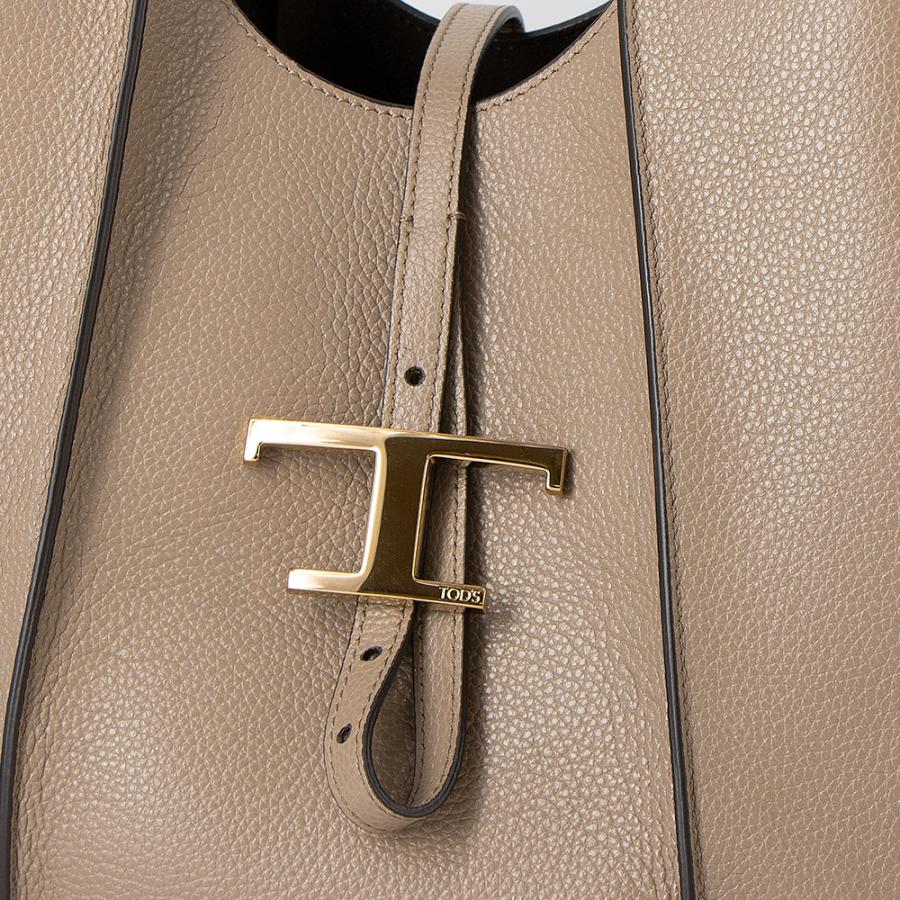 TOD'S（トッズ） トートバッグ ベージュ T TIMELESS T タイムレス