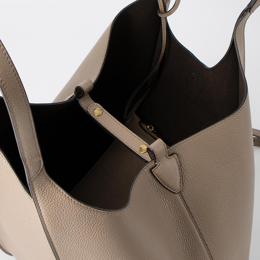 TOD'S（トッズ） トートバッグ ベージュ T TIMELESS T タイムレス