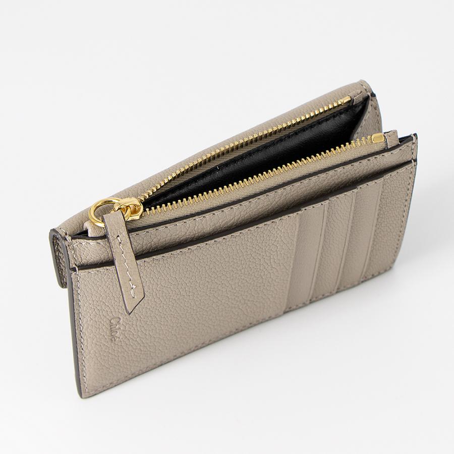 クロエウォレット クロエ 三つ折り財布 レディース CHLOE ICONIC TRIFOLD グレー CHLOE