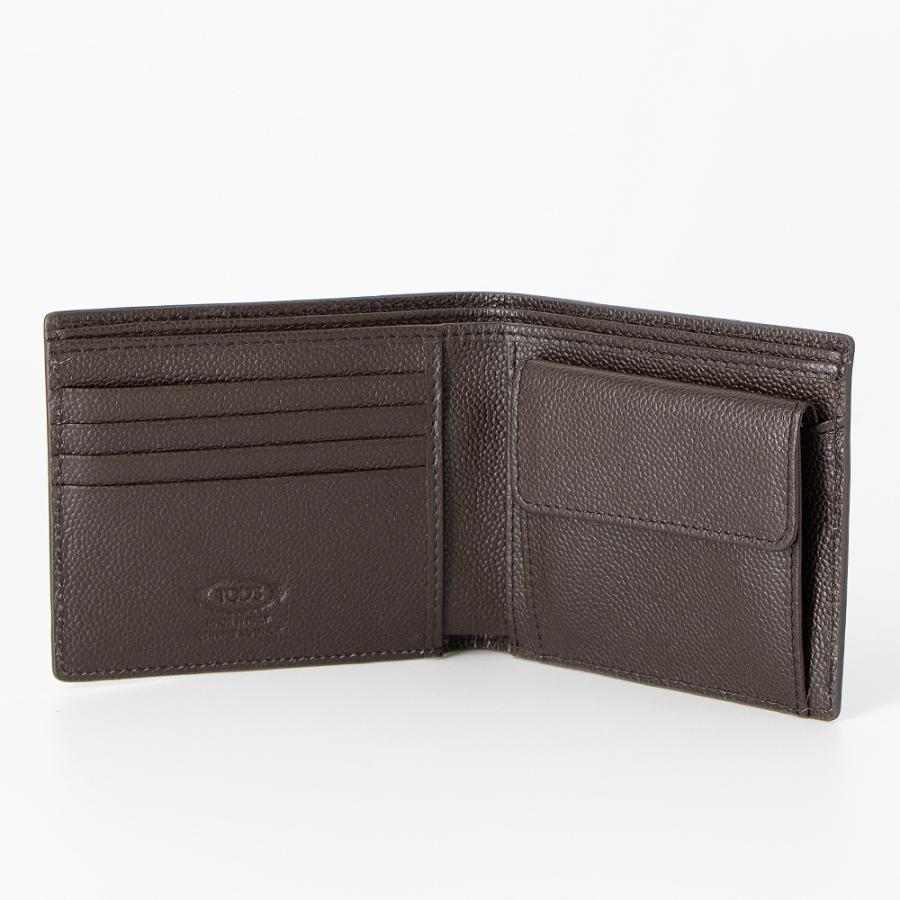 TOD'S（トッズ） TOD'S 2つ折り財布(小銭入れ付き) ブラウン