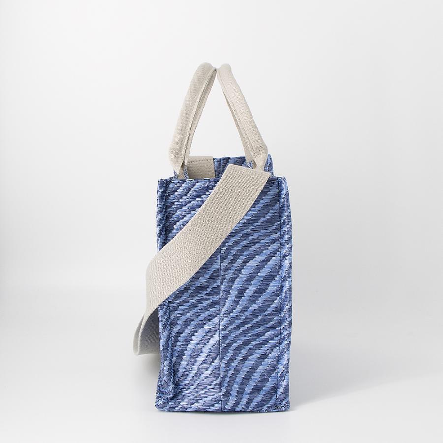 マルニ MARNI トートバッグ(2WAY仕様) ラフィアエフェクト SHMP0077U7 P9841 00B48 VIVID BLUの画像