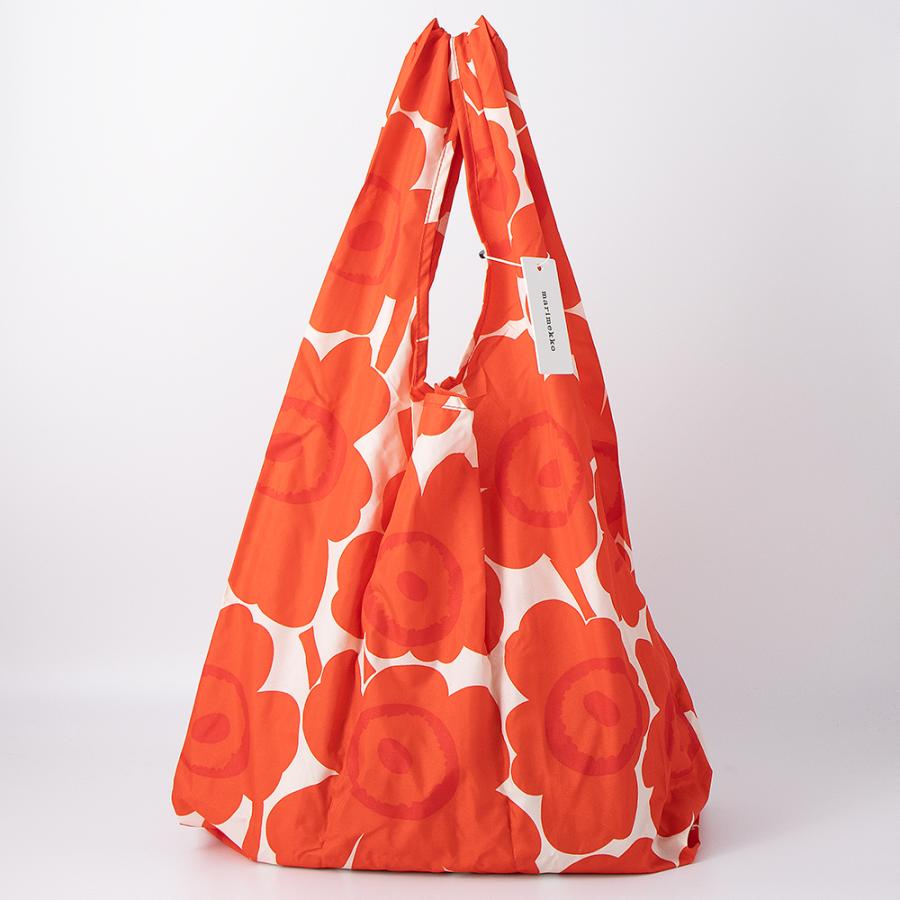 ✈︎新品未使用✈︎マリメッコ　marimekko エコバッグ　スマートバッグ marimekko（マリメッコ） エコバッグ スマートバッグ レッド