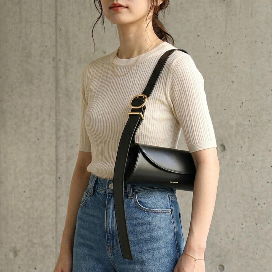 JIL SANDER（ジルサンダー） ショルダーバッグ ブラック カンノーロ