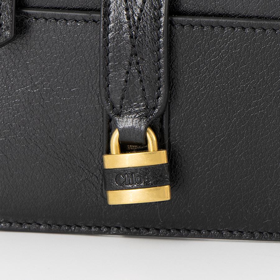 【kkc】USED【Chloe】クロエ レディース ブラック リアルレザー Chloe（クロエ） フラグメントケース グレインレザー PADDINGTON