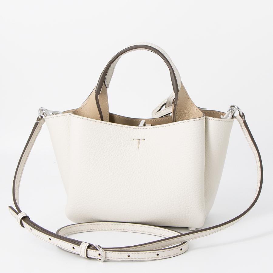 TOD'S（トッズ） トートバッグ(2WAY仕様) マイクロ Tタイムレス