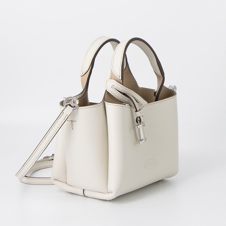 TOD'S（トッズ） トートバッグ(2WAY仕様) マイクロ Tタイムレス