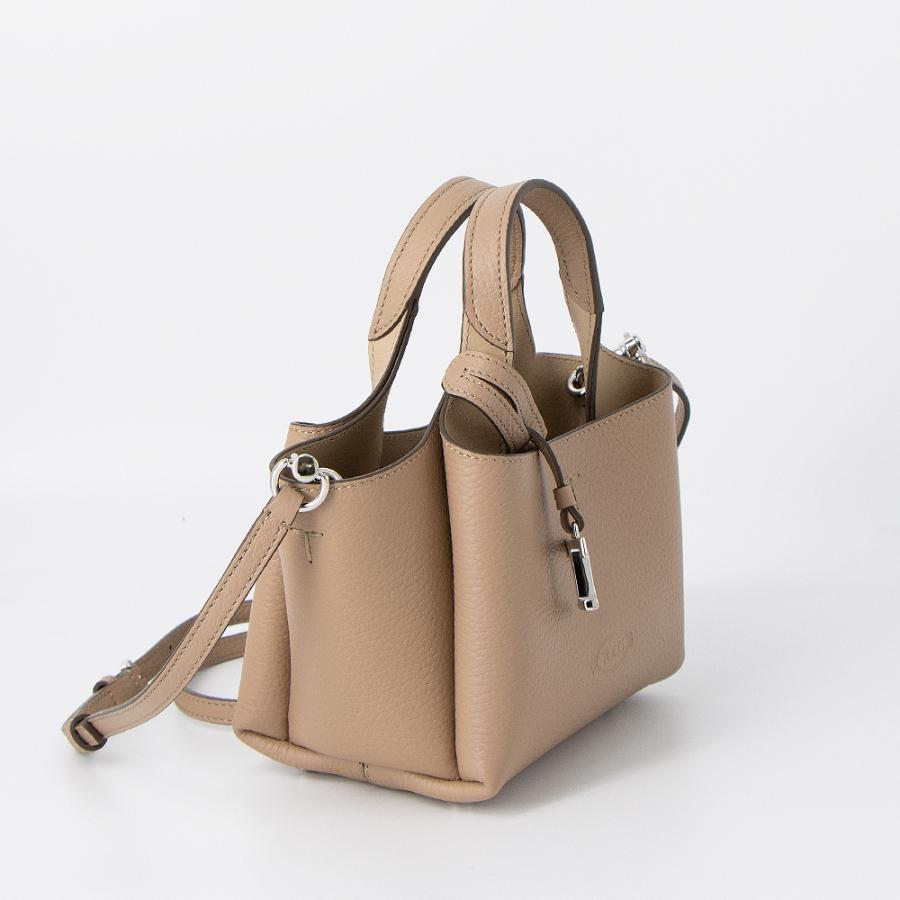 TOD'S（トッズ） トートバッグ(2WAY仕様) マイクロ Tタイムレス
