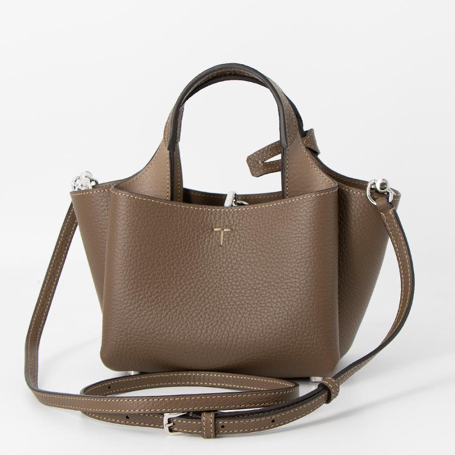 TOD'S（トッズ） トートバッグ(2WAY仕様) マイクロ Tタイムレス