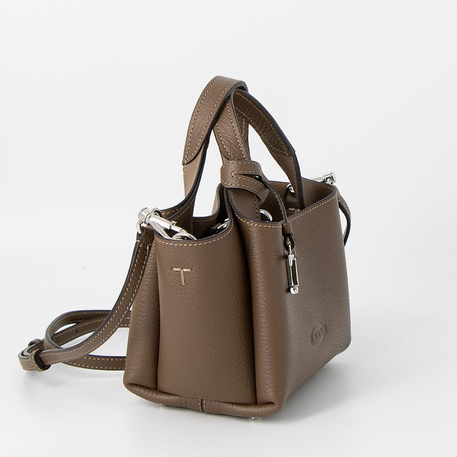 TOD'S（トッズ） トートバッグ(2WAY仕様) マイクロ Tタイムレス