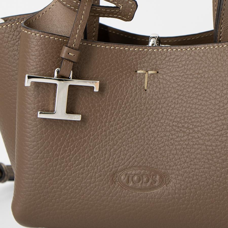 TOD'S（トッズ） トートバッグ(2WAY仕様) マイクロ Tタイムレス