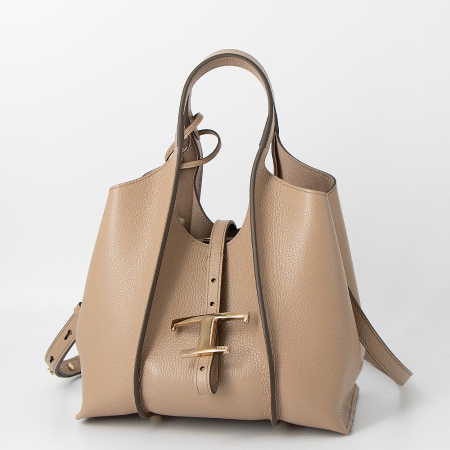 TOD'S（トッズ） トートバッグ ミニ ナチュラル T TIMELESS T